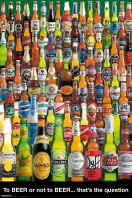 PLAKAT CERVEZAS NA PIVO ALI NE NA PIVO