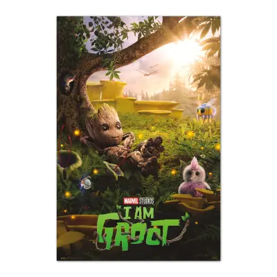 PLAKAT MARVEL GROOT CHILL TIME