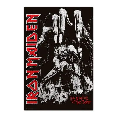 PLAKAT IRON MAIDEN ŠTEVILKA ZVERI