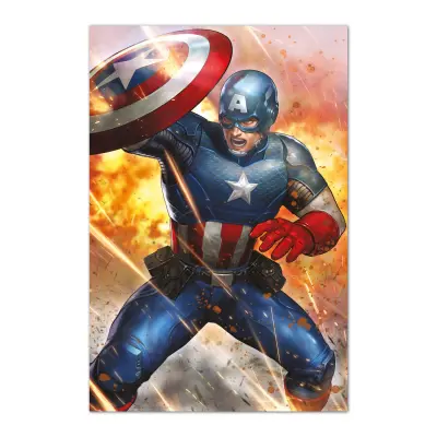 PLAKAT MARVEL CAPITAN AMERICA UNDER FIRE