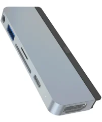 Hub Hyperdrive 6 v 1 USB-C iPad Pro in Air Plata
