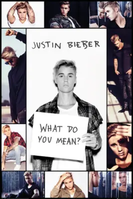 PLAKAT JUSTIN BIEBER GRID BRAVADO