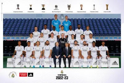 PLAKAT REAL MADRID 2022/2023 PLANTILLA