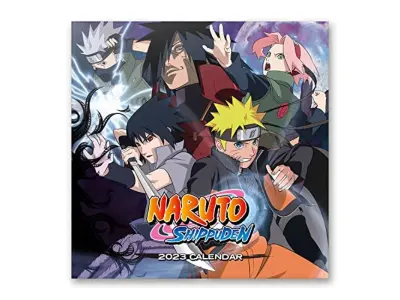 Uradni stenski koledar Naruto 2023 12'' x 12'' FSC| 12-mesečni planer | Kvadratni stenski koledar 2023 | Koledar družinskega načrtovalca 2023 | Naruto