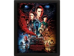 Pyramid International Stranger Things uokvirjena 3D plakat (vecna Design) 25cm x 20cm x 1,3cm uokvirjena stenska umetnost in 3D stenske umetnosti v ok