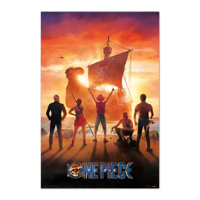PLAKAT EN PIECE NETFLIX - STRAW HAT PIRATES