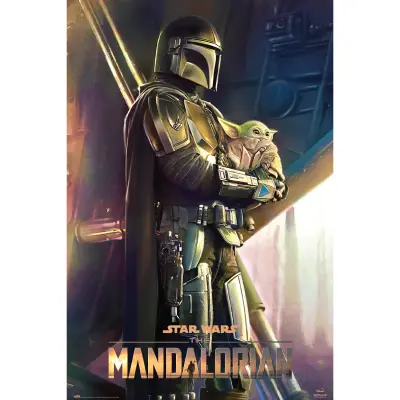 PLAKAT VOJNA ZVEZD MANDALORSKI KLAN DVEH
