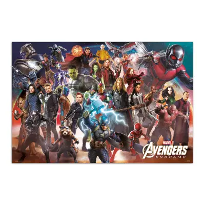 PLAKAT MARVEL MAŠČEVALCI: ZASTAVA KONČNE IGRE