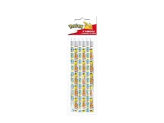 CYP - Set 6 svinčnikov C/Pokemon Rubber, barvni, 6 enot (paket po 1) (GS-604-PK)