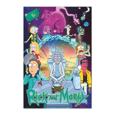 PLAKAT RICK & MORTY SEZONA 4