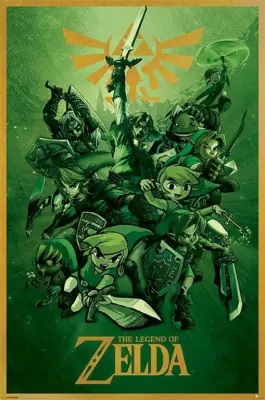 PLAKAT LEGENDA O ZELDI VERDE