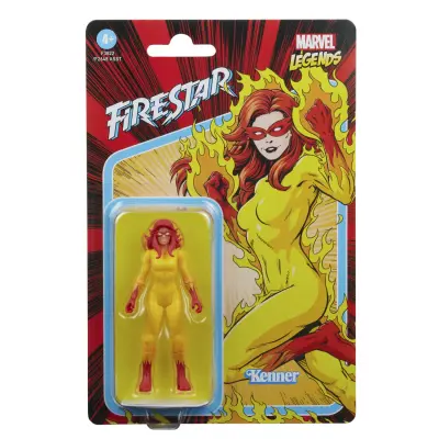 Marvel Hasbro Legends Series 3,75-palčna Retro 375 zbirka Firestar akcijska figura, igrače za otroke od 4. leta dalje, večbarvna, ena velikost (F3822)