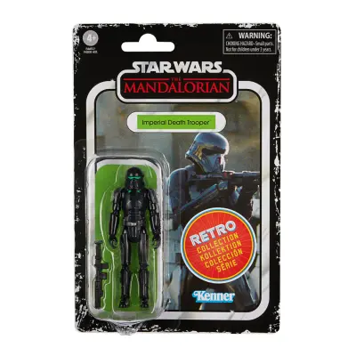 Star Wars Hasbro Retro Collection Imperial Death Trooper Toy 9,5 cm-Scale The Mandalorian zbirateljska akcijska figura, otroci 4 in več, večbarvna, F4