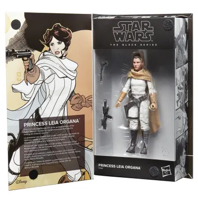 Hasbro F5587 STAR WARS - Princesa Leia Organa - Figurica Črna serija arhiv 15cm