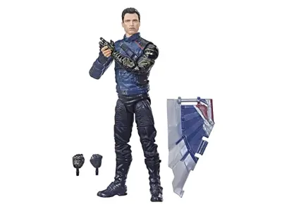 Hasbro Marvel Legends Series Avengers 15 cm Akcijska figura Zimski vojak, premium oblikovanje in 2 dodatki, za otroke, stare 4 in več kot Marvel Aveng