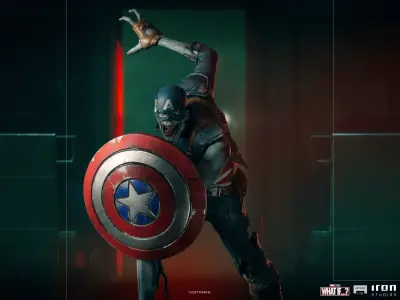 FIGURA ART SCAL MARVEL KAJ ČE CAPITAN AMERICA ZOMBIE