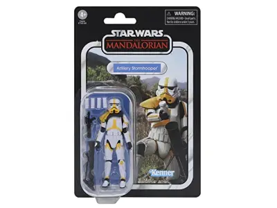 Star Wars The Vintage Collection Artillery Stormtrooper igrača, 9,5 cm lestvica Mandalorian figura za otroke, stare 4 in več kot več