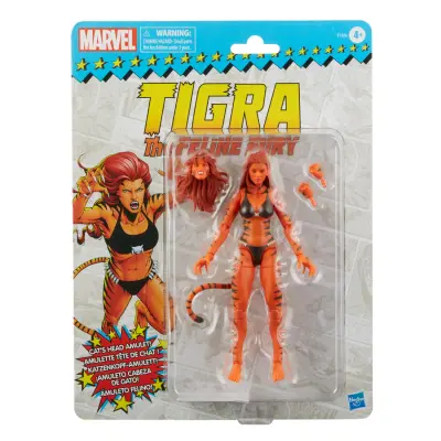 Marvel Legends Series Avengers Marvelova figura Tigra v merilu 15 cm, za otroke od 4 let naprej