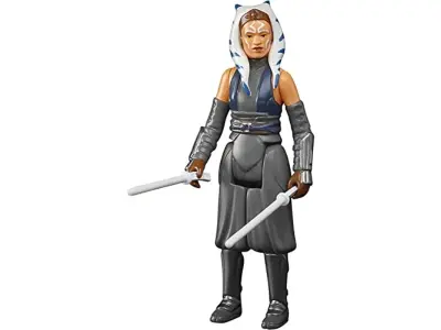 Star Wars Hasbro Retro Collection Ahsoka Tano Toy 9,5 cm-lestvica Mandalorian zbirateljska akcijska figura, igrače za otroke, stare 4 in več kot več,