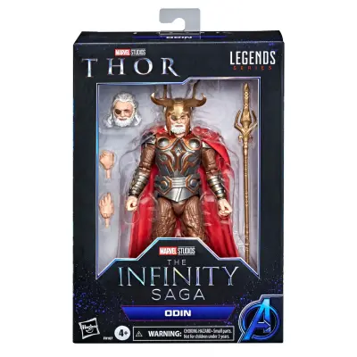 Hasbro Marvel Legends Series 15-cm Scale Akcijska figura Igrača Odin, lik Infinity Saga, Premium Design, figura in 4 dodatki