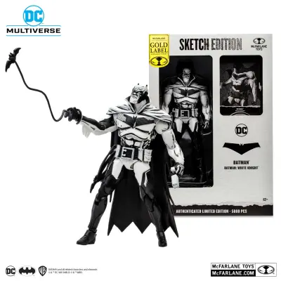 FIGURA MCFARLANE DC COMICS BATMAN LINE ART GOLD LABEL