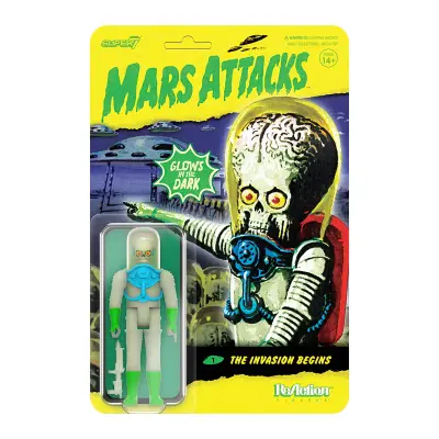 REAKCIJSKA FIGURICA MARS NAPADA MARTIAN SE SVETI V TEMI
