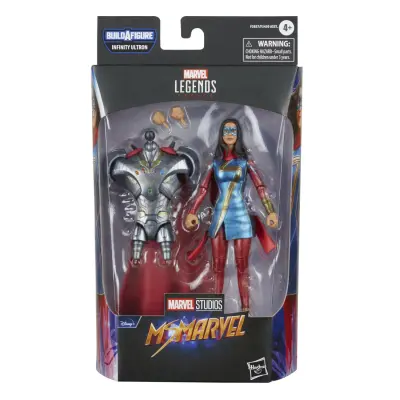 Marvel Hasbro Legends Series Disney Plus Ms MCU Series Akcijska figurica 6-palčna zbirateljska igrača, vključuje 2 dodatka in 1 del za sestavljanje fi