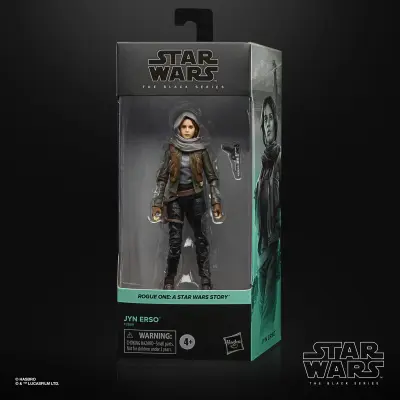 Star Wars The Black Series Jyn Erso 15-cm-Scale Rogue One: A Story zbirateljska akcijska figurica, igrače za otroke od 4. leta dalje