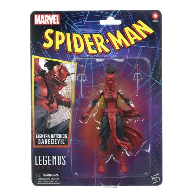 FIGURA MARVEL SPIDER-MAN ELEKTRA NATCHIOS DAREDEVIL SERIE LEGENDS