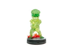 First4Figures Mgssssdngs Snake Sd Stealth Camo. Neon zelena (kovinska zobna trdna) PVC zbiralna figurica, 14 x 12,7 x 20,3 centimetra