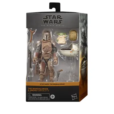 STAR WARS THE MANDALORIAN IN GROGU THE CHILD FIGURICA ARVALA-7 BLACK SERIES