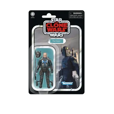 FIGURA STAR WARS THE CLONE WARS PRED VIZSLA COLECCION VINTAGE