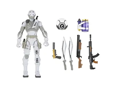 Fortnite FNT0735 Scratch Legendary Series 6-palčna zelo podrobna figura z orodji za nabiranje, orožjem in hrbtnim blingom. Drugi slogi vključujejo Scu