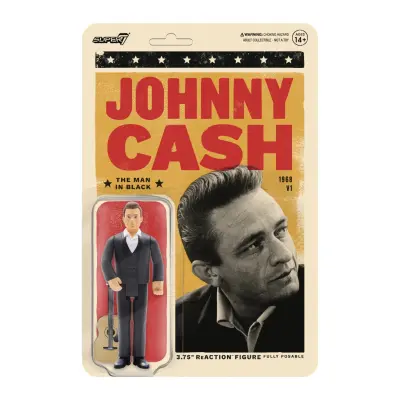 FIGURA REAKCIJA JOHNNY CASH ČLOVEK V ČRNEM
