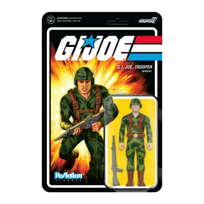 FIGURA REACTION GI JOE TROOPER CLEAN SHAVEN ROZA