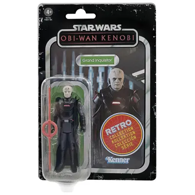 Star Wars Hasbro Retro Collection Grand Inquisitor Igrača 3,75-palčna figurica Obi-Wan Kenobija, otroci stari 4 leta in več, večbarvna, ena velikost (