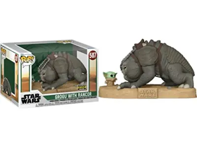 Funko Star Wars: Knjiga Boba Fett Super velikosti Jumbo Pop! Vinil figurica Grogu z rancorjem 25 cm