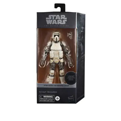 Star Wars The Black Series Carbonized Collection Igrača Scout Trooper, 15-cm merilo The Mandalorian, zbirateljska figura za otroke, stare 4 leta in ve