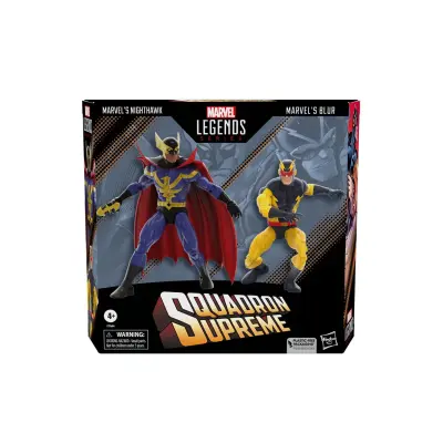 KOMPLET 2 FIGURIC MARVEL SQUADRON SUPREME NIGHTHAWK IN BLUR LEGENDS SERIES
