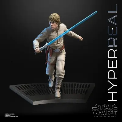 Star Wars The Black Series Hyperreal Star Wars: The Empire Strikes Back Igrača Luke Skywalker, zbirateljska figura v velikosti 20 cm, oboževalci in zb