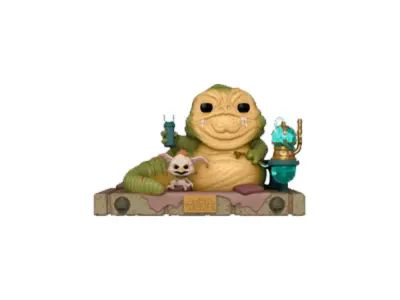 Funko pop! Deluxe: ROTJ 40. - Jabba z Salacious - Star Wars - Collectable Vinil figura - Ideja za darila - uradno blago - igrače za otroke in odrasle