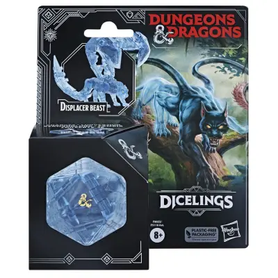 DUNGEONS AND DRAGONS FIGURICA DISPLACER BEAST BLUE D20 DICE
