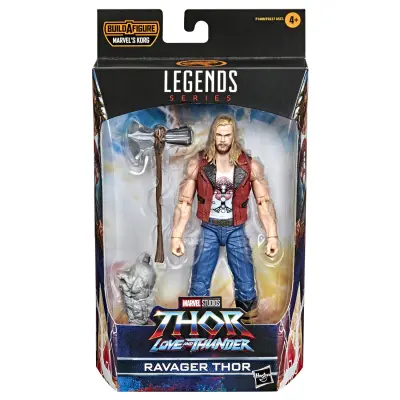Marvel Hasbro Legends Thor: Love and Thunder Ravager Thor Akcijska figurica 15-cm zbirateljska igrača, 1 dodatek, 1 del za sestavljanje figure, večbar