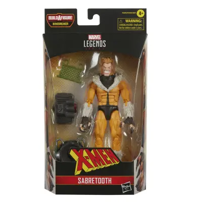 Hasbro Marvel Legends Series X-Men Sabretooth Akcijska figura 15 cm zbirateljska igrača, 3 deli za sestavljanje figure