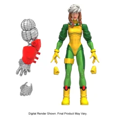 Hasbro Marvel Legends Series 15-cm Scale Action Figure Toy Rogue Premium Design, 1 figura, 2 dodatka in 1 del za sestavljanje figure