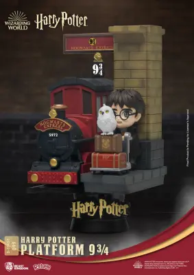 Beast Kingdom Toys Harry Potter,Platform 9 3/4 Diorama Stage D-Stage Figurica Kip