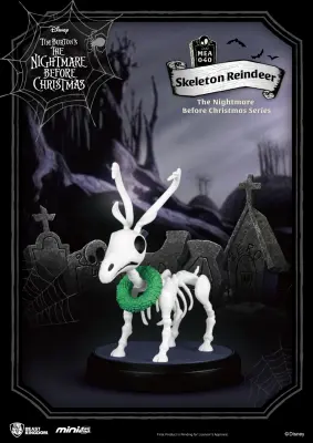 Beast Kingdom MEA-040 Disney The Nightmare Before Christmas Series Set Mini Egg Attack Figura-Skeletal Reindeer, večbarvna, ena velikost