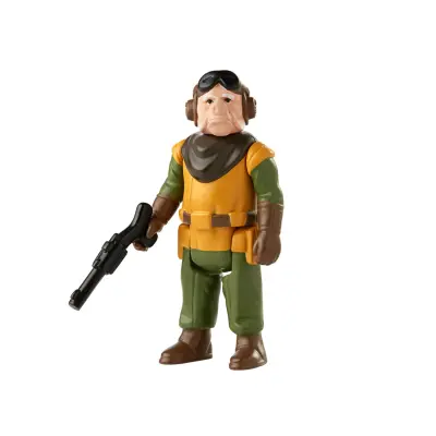 Star Wars Retro Collection Kuiil Toy 9,5-Cm-Scale The Mandalorian zbirateljska akcijska figura z dodatki, igrače za otroke od 4. leta dalje