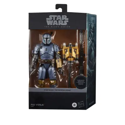 Star Wars The Black Series Carbonized Collection Paz Vizsla Toy 15 cm zbirateljska akcijska figurica The Mandalorian, otroci stari 4 leta in več