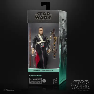 Star Wars The Black Series Chirrut Îmwe 15-Cm-Scale Rogue One: A Story zbirateljska akcijska figura, igrače za otroke od 4. leta dalje